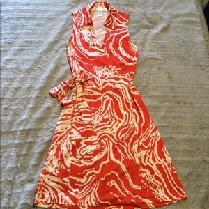 Silk wrap dress